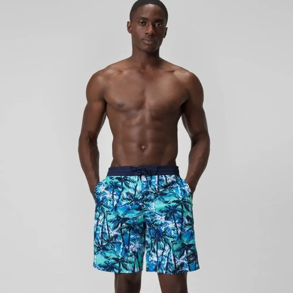 Speedo Tropical Bondi Basin Palm Print Drawstring 9